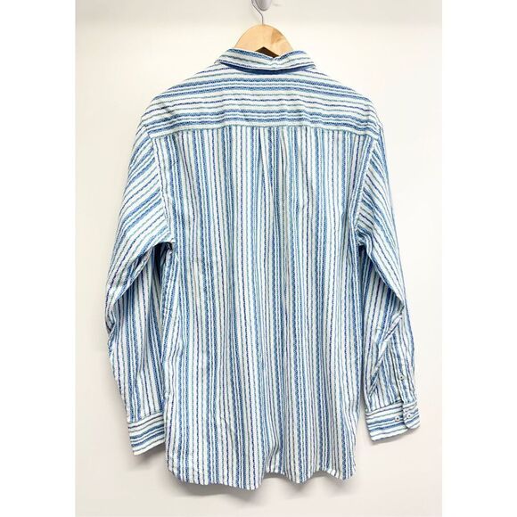 Tommy Bahama Long Sleeve Shirt Striped Button Down Casual Size Large 100% Cotton - Picture 3 of 8